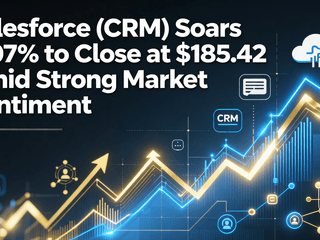 Salesforce (CRM) Soars 4.07% to Close at $185.42 Amid Strong Market Sentiment