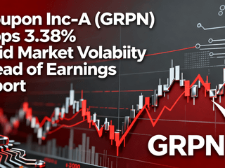 Groupon Inc-A (GRPN) Drops 3.38% Amid Market Volatility Ahead of Earnings Report