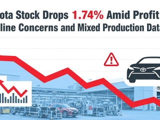 Toyota Stock Drops 1.74% Amid Profit Decline Concerns and Mixed Production Data