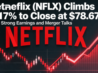 Netflix (NFLX) Climbs 2.17% to Close at $78.67 Amid Strong Earnings and Merger Talks