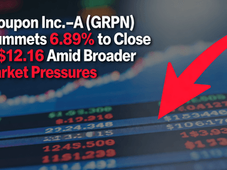 Groupon Inc-A (GRPN) Plummets 6.89% to Close at $12.16 Amid Broader Market Pressures