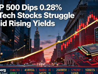 S&P 500 Dips 0.28% as Tech Stocks Struggle Amid Rising Yields