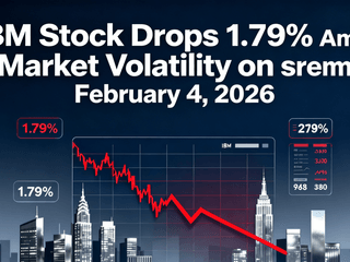 IBM Stock Drops 1.79% Amid Market Volatility on February 4, 2026