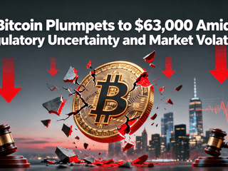 Bitcoin Plummets to $63,000 Amid Regulatory Uncertainty and Market Volatility