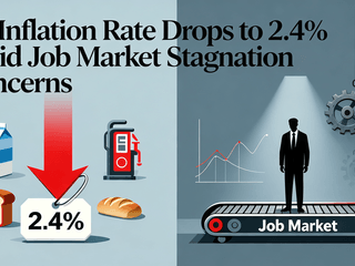 US Inflation Rate Drops to 2.4% Amid Job Market Stagnation Concerns