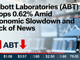 Abbott Laboratories (ABT) Drops 0.62% Amid Economic Slowdown and Lack of News