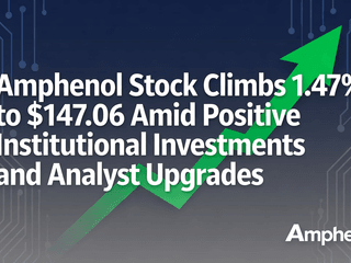 Amphenol Stock Climbs 1.47% to $147.06 Amid Positive Institutional Investments and Analyst Upgrades