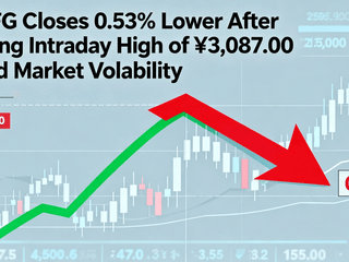 MUFG Closes 0.53% Lower After Hitting Intraday High of ¥3,087.00 Amid Market Volatility