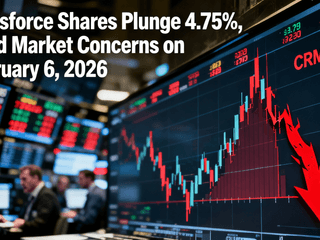 Salesforce Shares Plunge 4.75% Amid Market Concerns on February 6, 2026