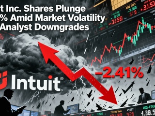 Intuit Inc. Shares Plunge 2.41% Amid Market Volatility and Analyst Downgrades
