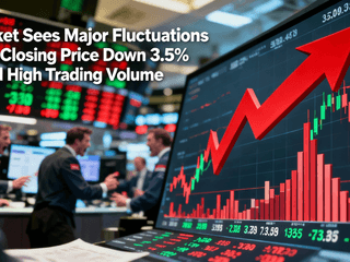 Market Sees Major Fluctuations with Closing Price Down 3.5% Amid High Trading Volume