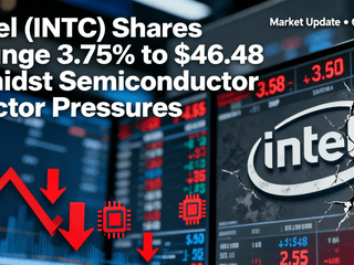 Intel (INTC) Shares Plunge 3.75% to $46.48 Amidst Semiconductor Sector Pressures