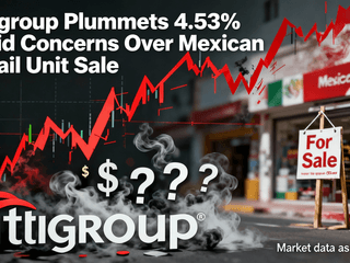 Citigroup Plummets 4.53% Amid Concerns Over Mexican Retail Unit Sale