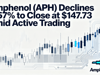 Amphenol (APH) Declines 0.57% to Close at $147.73 Amid Active Trading