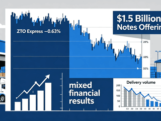 ZTO Express Declines 0.63% Amid Mixed Financial Results and $1.5 Billion Notes Offering
