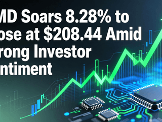 AMD Soars 8.28% to Close at $208.44 Amid Strong Investor Sentiment