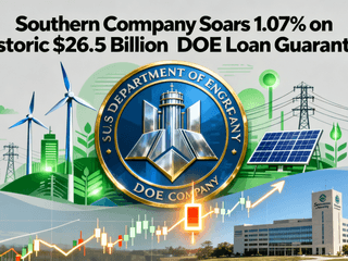 Southern Company Soars 1.07% on Historic $26.5 Billion DOE Loan Guarantee