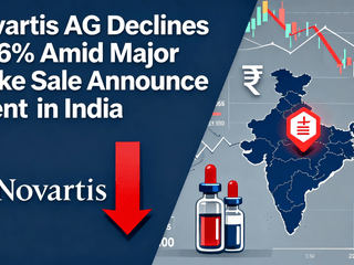 Novartis AG Declines 0.76% Amid Major Stake Sale Announcement in India