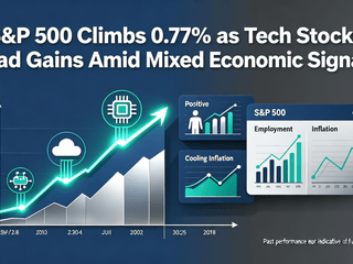 S&P 500 Climbs 0.77% as Tech Stocks Lead Gains Amid Mixed Economic Signals