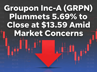 Groupon Inc-A (GRPN) Plummets 5.69% to Close at $13.59 Amid Market Concerns
