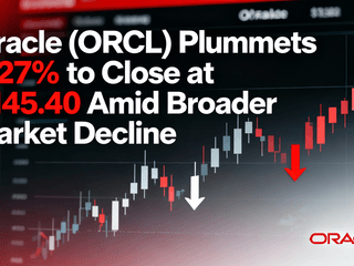 Oracle (ORCL) Plummets 3.27% to Close at $145.40 Amid Broader Market Decline