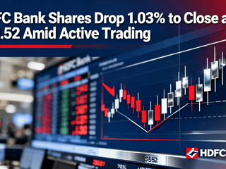 HDFC Bank Shares Drop 1.03% to Close at $32.52 Amid Active Trading
