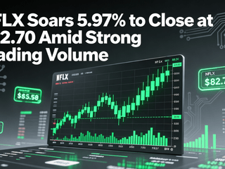 NFLX Soars 5.97% to Close at $82.70 Amid Strong Trading Volume