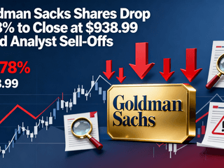 Goldman Sachs Shares Drop 0.78% to Close at $938.99 Amid Analyst Sell-Offs
