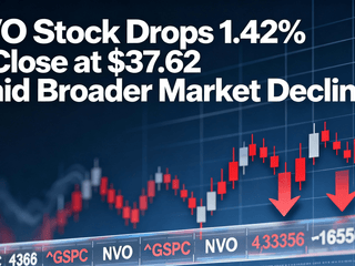 NVO Stock Drops 1.42% to Close at $37.62 Amid Broader Market Decline