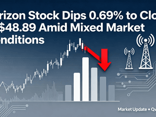 Verizon Stock Dips 0.69% to Close at $48.89 Amid Mixed Market Conditions