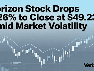 Verizon Stock Drops 1.26% to Close at $49.23 Amid Market Volatility