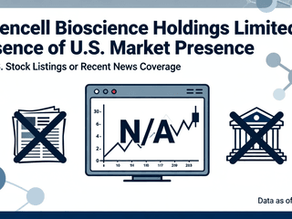 Regencell Bioscience Holdings Limited Lacks U.S. Stock Data and Recent News Coverage
