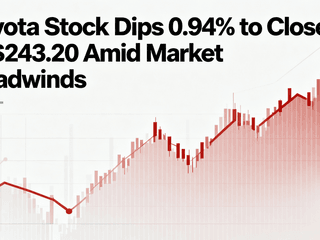 Toyota Stock Dips 0.94% to Close at $243.20 Amid Market Headwinds