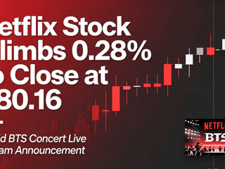 Netflix Stock Climbs 0.28% to Close at $80.16 Amid BTS Concert Live Stream Announcement