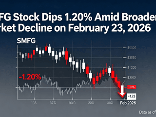 SMFG Stock Dips 1.20% Amid Broader Market Decline on February 23, 2026