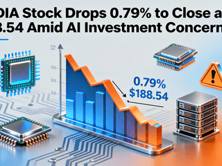 NVIDIA Stock Drops 0.79% to Close at $188.54 Amid AI Investment Concerns