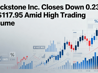 Blackstone Inc. Closes Down 0.23% at $117.95 Amid High Trading Volume