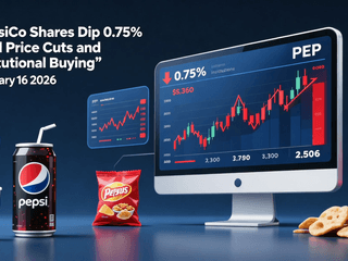PepsiCo Shares Dip 0.75% Amid Price Cuts and Institutional Buying on February 16, 2026