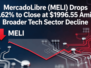 MercadoLibre (MELI) Drops 0.62% to Close at $1996.55 Amid Broader Tech Sector Decline