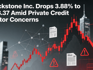 Blackstone Inc. Drops 3.88% to $113.37 Amid Private Credit Sector Concerns