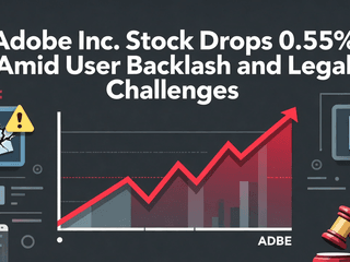Adobe Inc. Stock Drops 0.55% Amid User Backlash and Legal Challenges