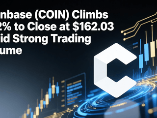 Coinbase (COIN) Climbs 1.12% to Close at $162.03 Amid Strong Trading Volume