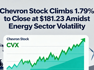 Chevron Stock Climbs 1.79% to Close at $181.23 Amidst Energy Sector Volatility