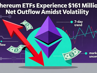 Ethereum ETFs Experience $161 Million Net Outflow Amidst Volatility