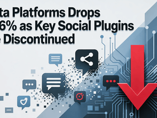 Meta Platforms Drops 0.96% as Key Social Plugins Are Discontinued