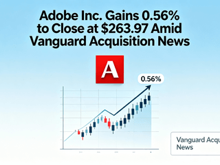 Adobe Inc. Gains 0.56% to Close at $263.97 Amid Vanguard Acquisition News