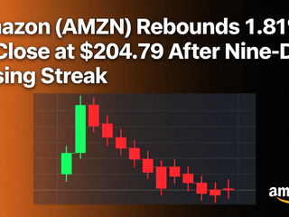 Amazon (AMZN) Rebounds 1.81% to Close at $204.79 After Nine-Day Losing Streak