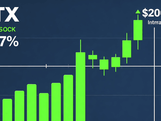 RTX Gains 1.37% with Intraday High of $200.85 Amid Strong Trading Volume