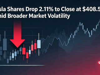 Tesla Shares Drop 2.11% to Close at $408.58 Amid Broader Market Volatility