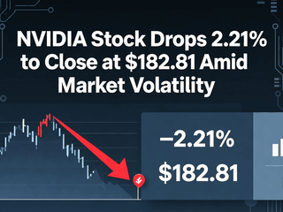 NVIDIA Stock Drops 2.21% to Close at $182.81 Amid Market Volatility